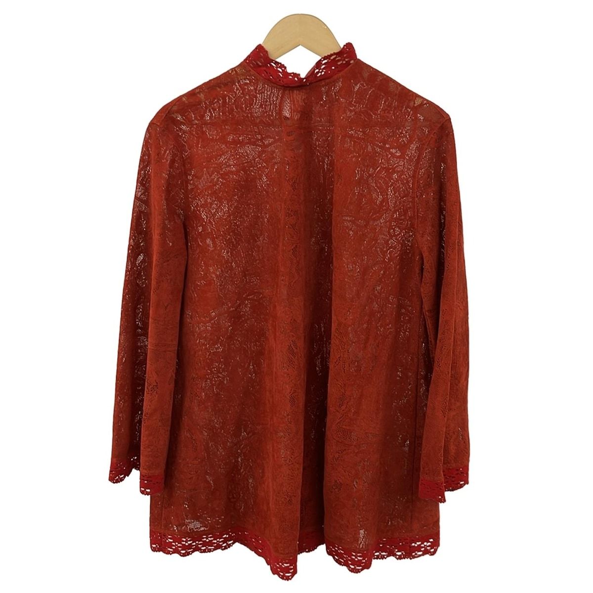 TOKUKO 1 er VOL トクコ プルミエヴォル 長袖シャツブラウス サイズ6 M レディース ボルドー カットソー 長袖 