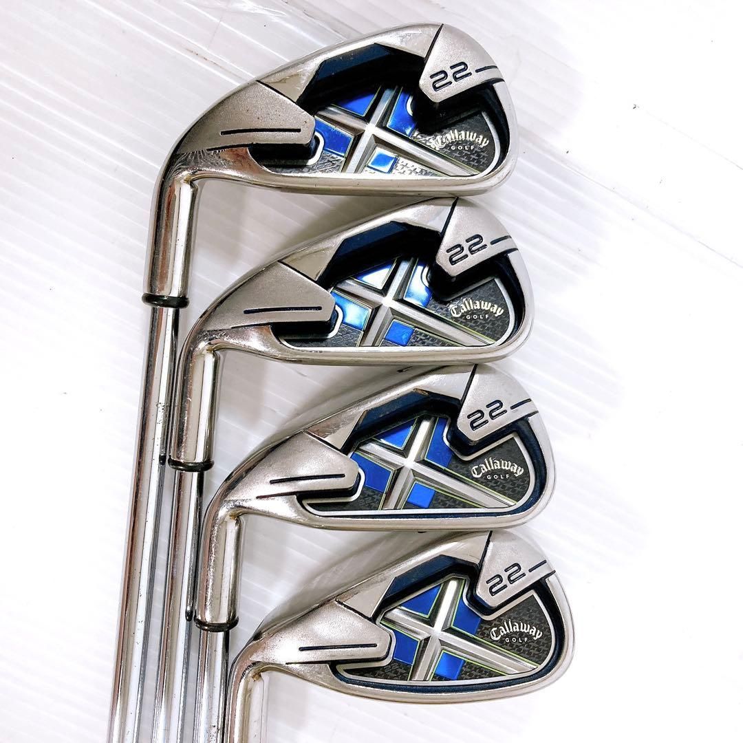 キャロウェイ X-22 レフティアイアン7本 S メンズ 左 キャロウェイ X-22 レフティアイアン7本 S メンズ 左 - メルカリ