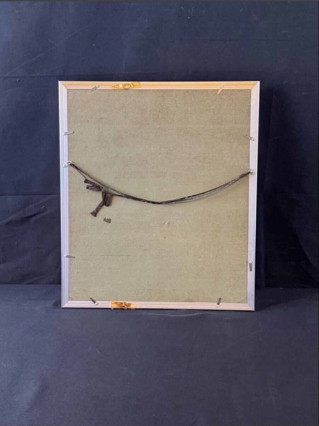 吠木正樹「立樹」輪島塗 漆絵 漆額 沈金 共箱 栞付 日展会友 日本現代