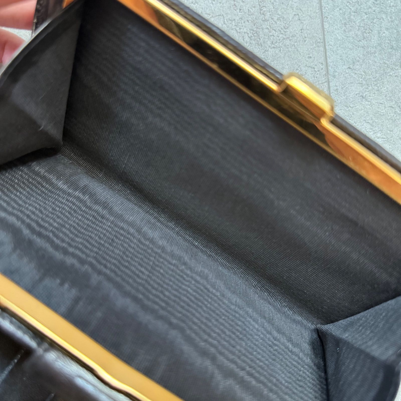 CHANEL シャネル ココマーク ビコローレ がま口 二つ折り長財布 レザー