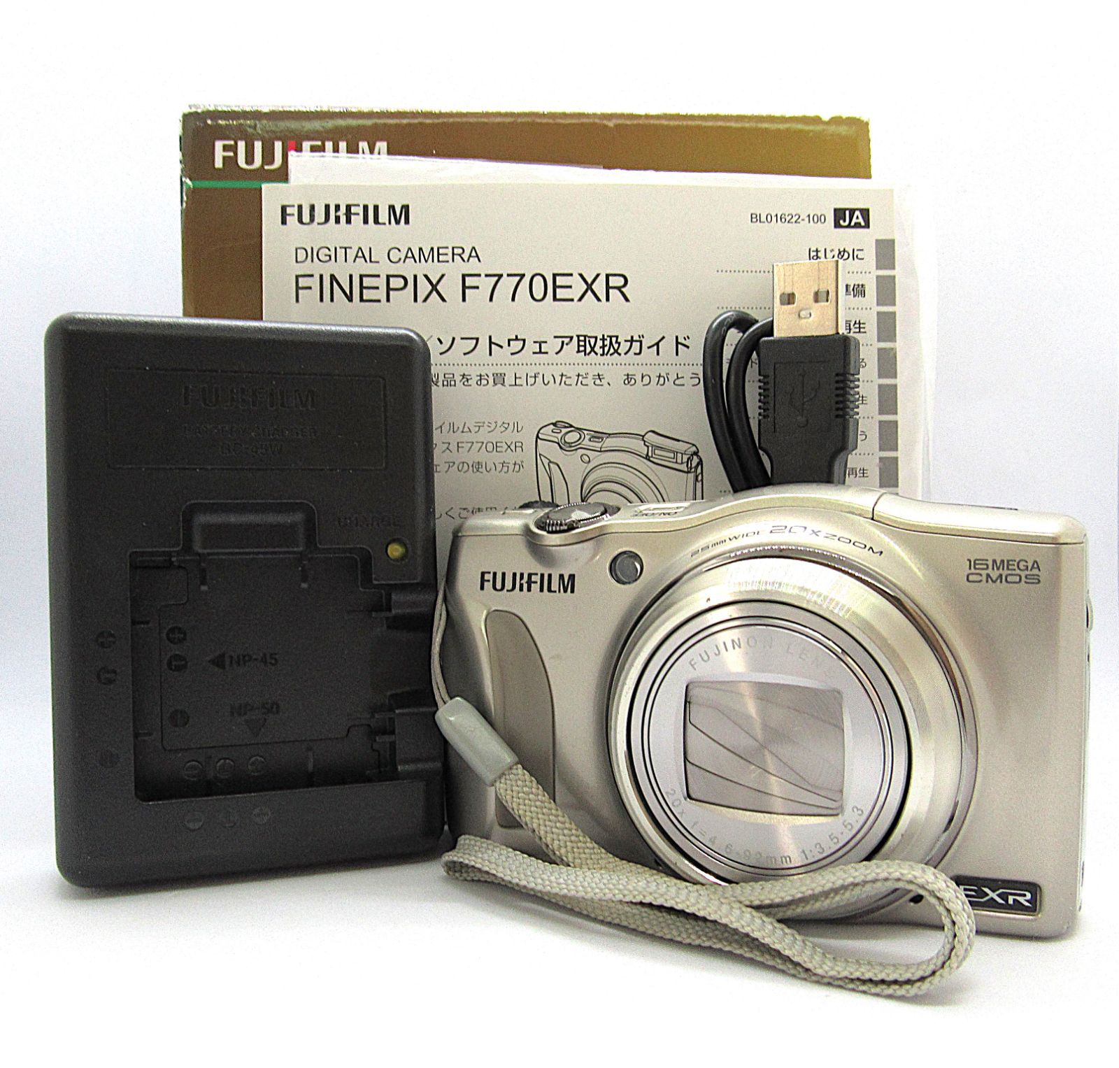 動作確認済・元箱付】FUJIFILM FINEPIX F770 EXR ゴールド - メルカリ