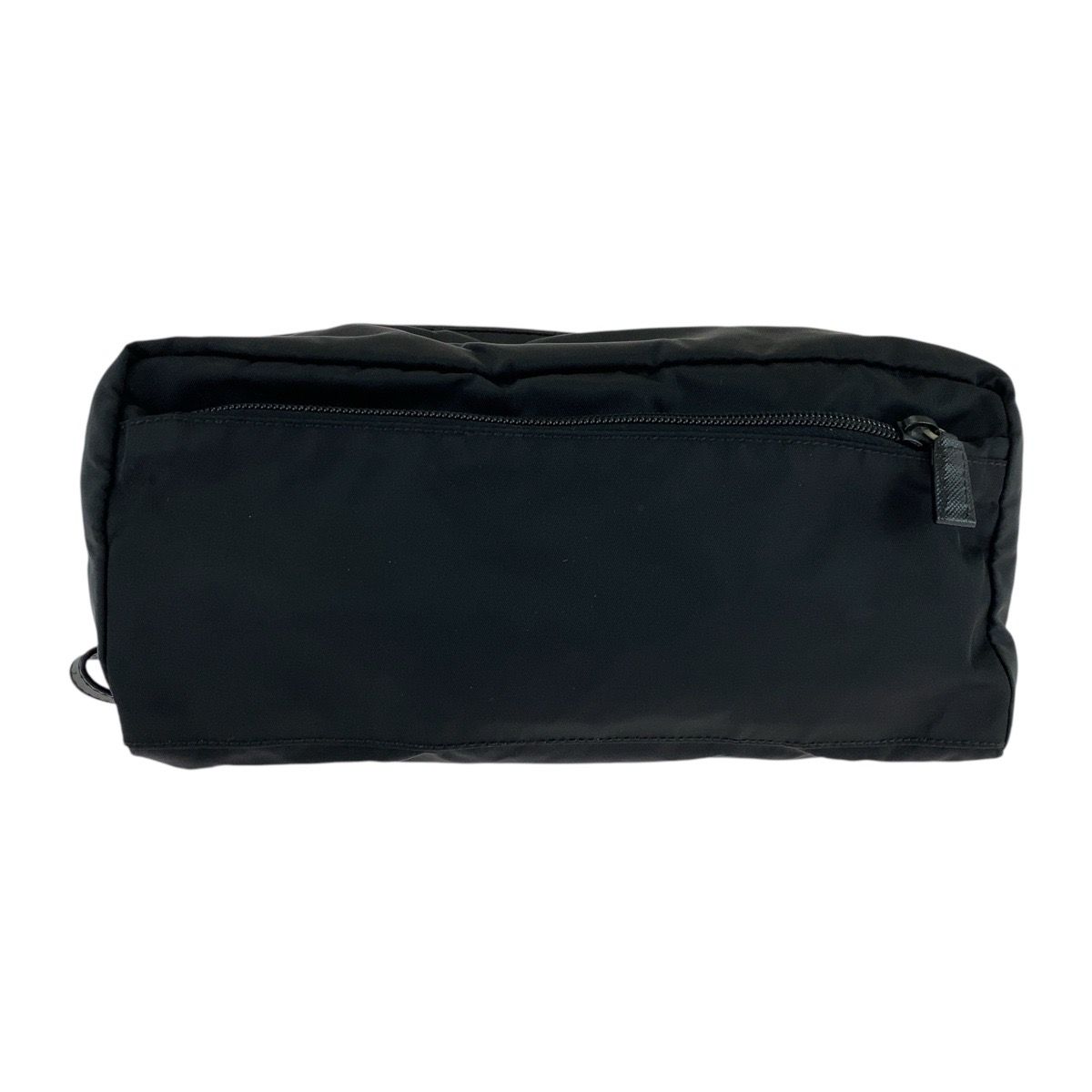 PRADA プラダ テスート サフィアーノレザー 三角ロゴプレート ブラック