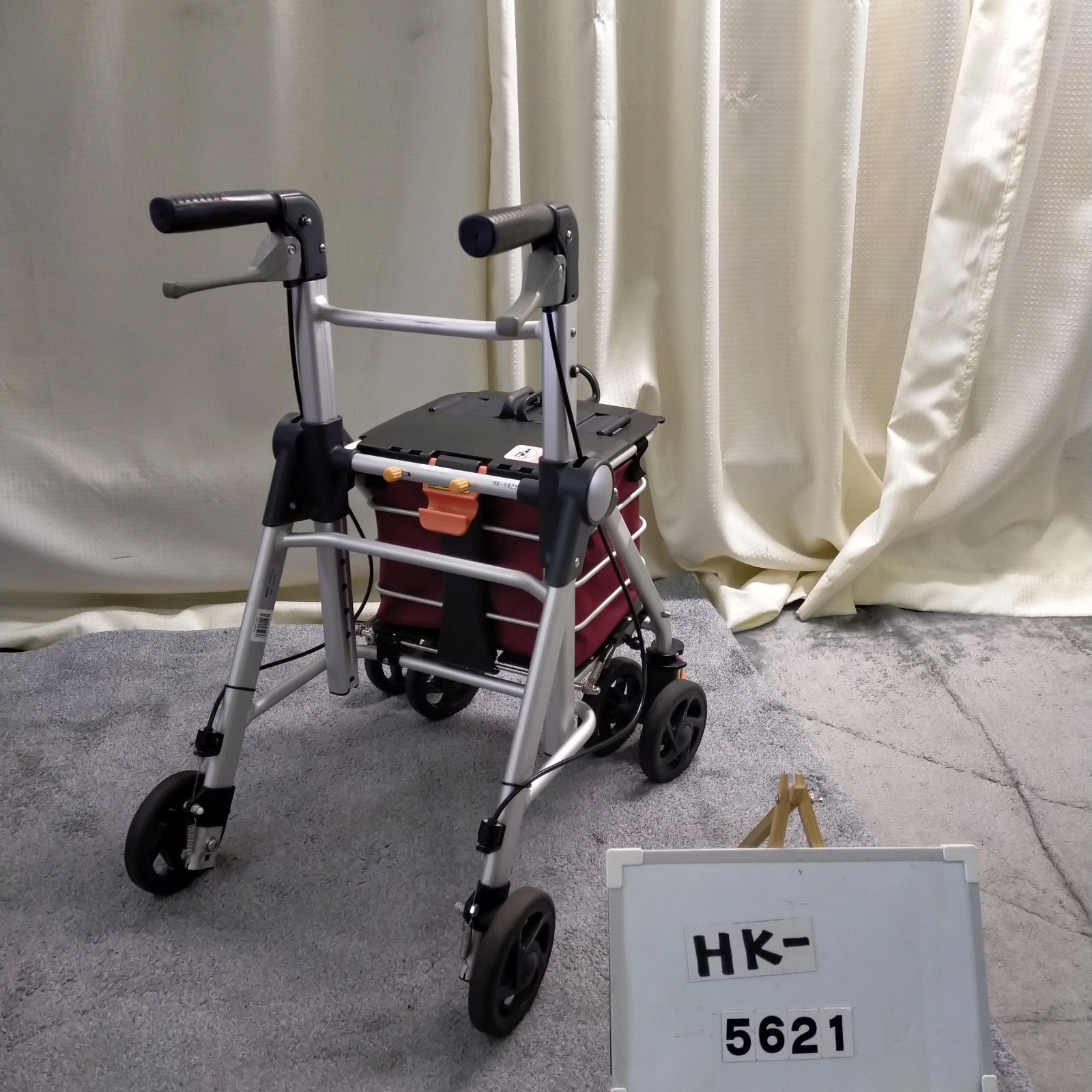 HK テイコブリトル ワゴンミニ WAW 21 買い物かご乗せ機能付 コウワセイサクジョ こうわせいさくじょ tacaof シルバーカー 歩行器 歩行車 歩行補助 洗浄 消毒済 介護用品