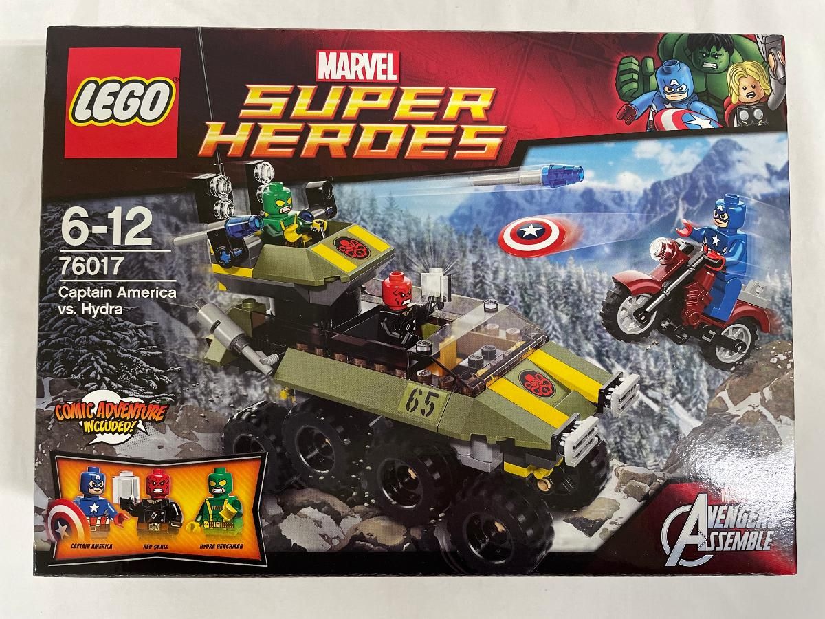 LEGO キャプテン アメリカ vs ヒドラ レゴ MARVEL スーパー ヒーローズ 76017
