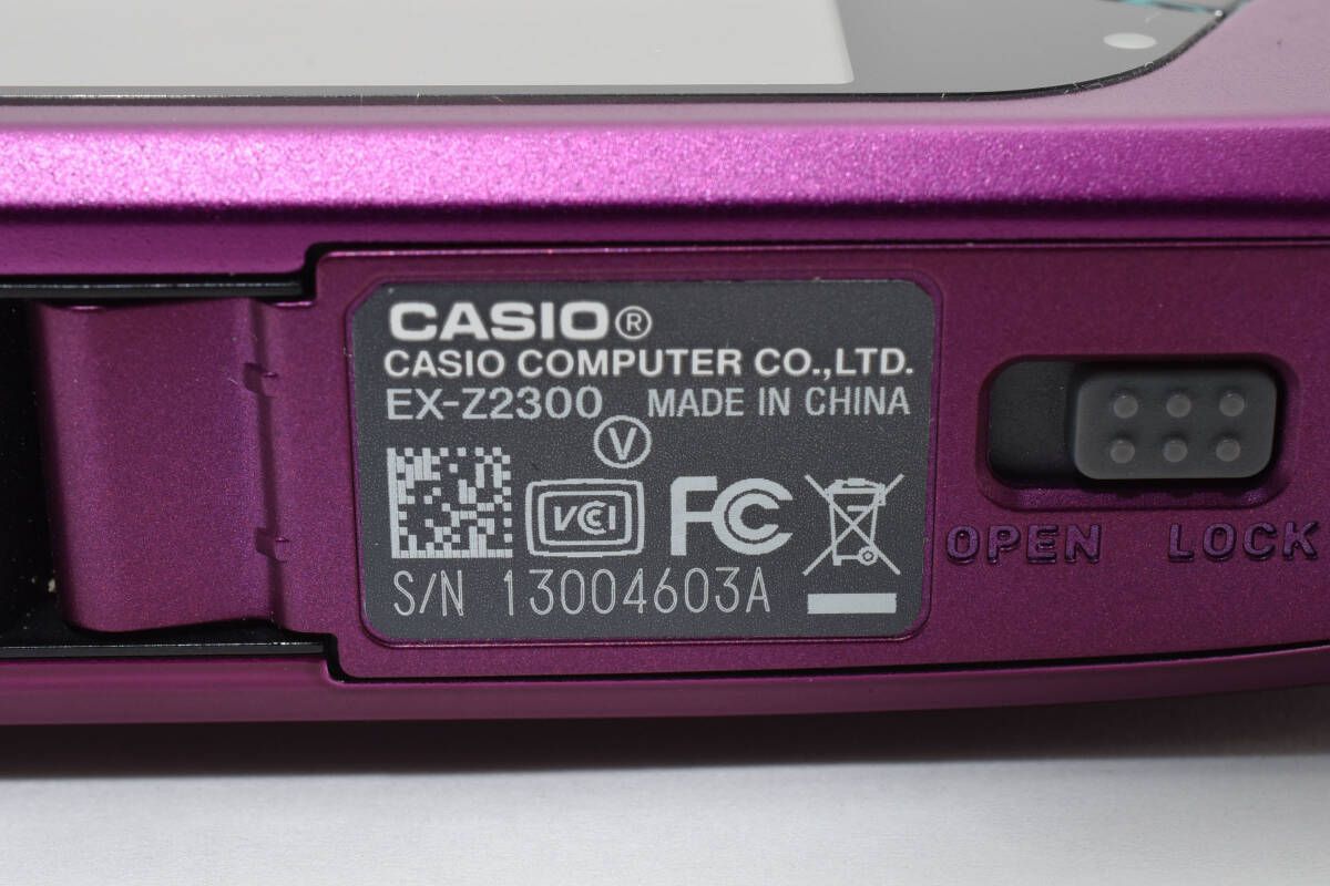 ☆カシオ CASIO EXILIM EX-Z2300 パープル☆ W1110＃3772 - メルカリ