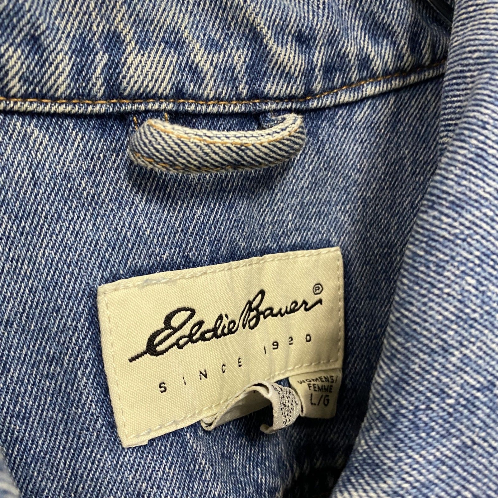古着 used 90s Eddie Bauer エディーバウアー デニムジャケット/G