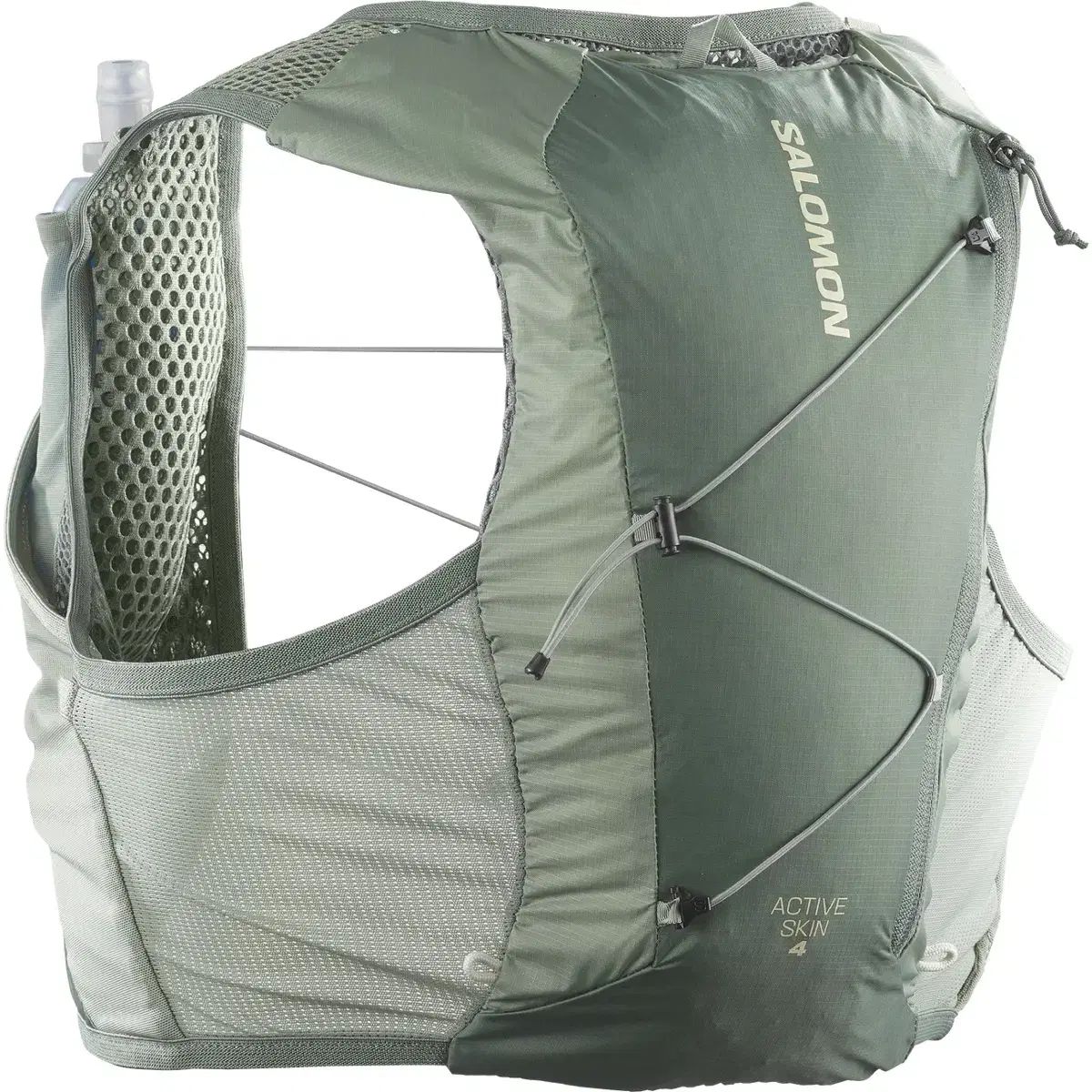 SALOMON サロモン アクティブ スキン 4 グレーカーキ M フラスコ含む