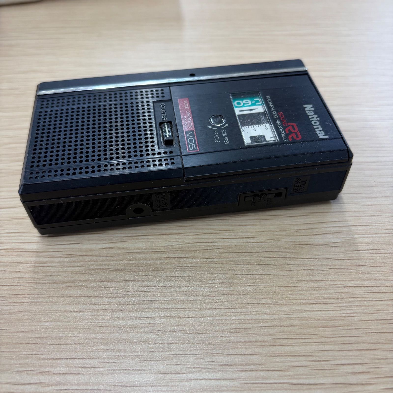 National マイクロカセットレコーダー RN-Z190 通電品 昭和レトロ