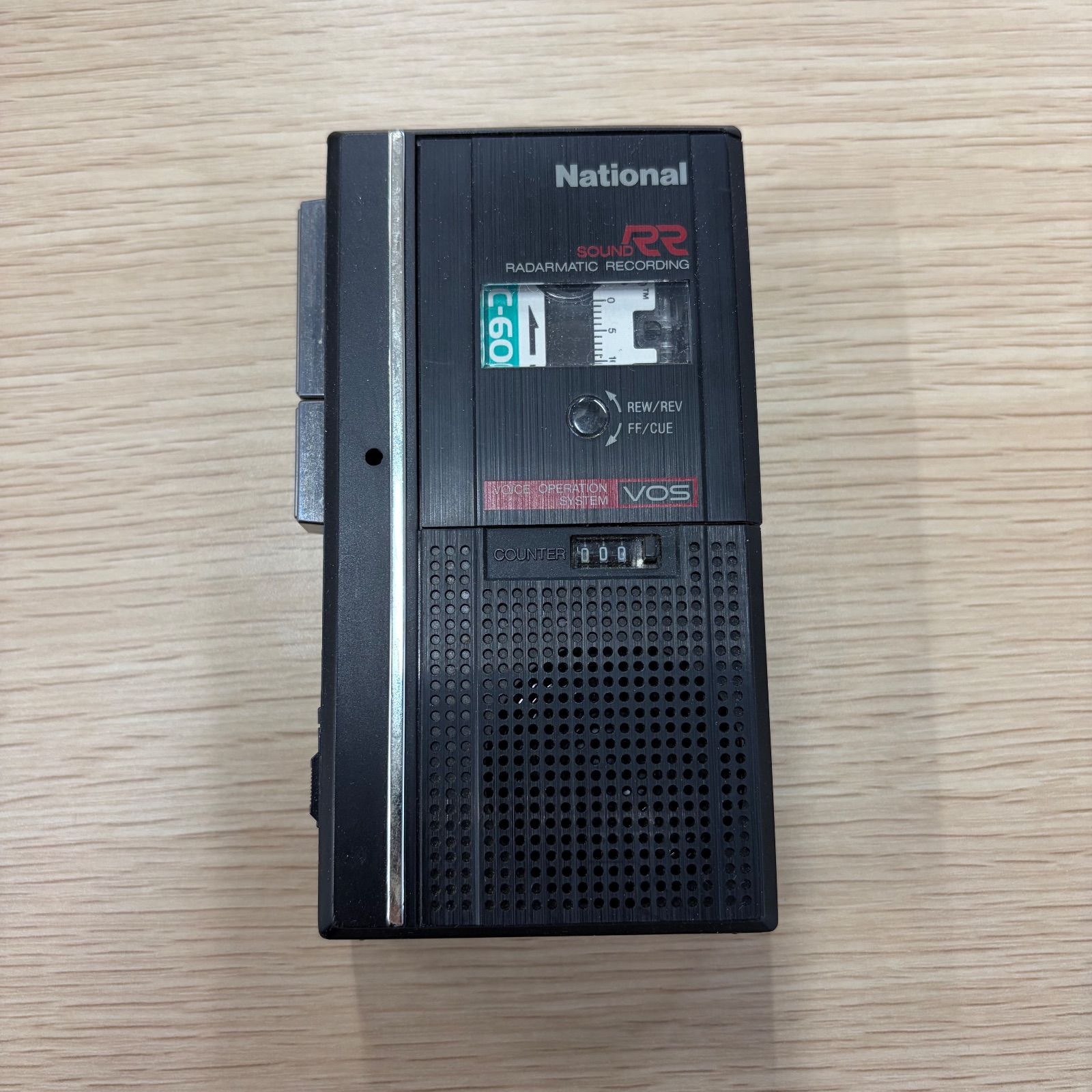 National マイクロカセットレコーダー RN-Z190 通電品 昭和レトロ