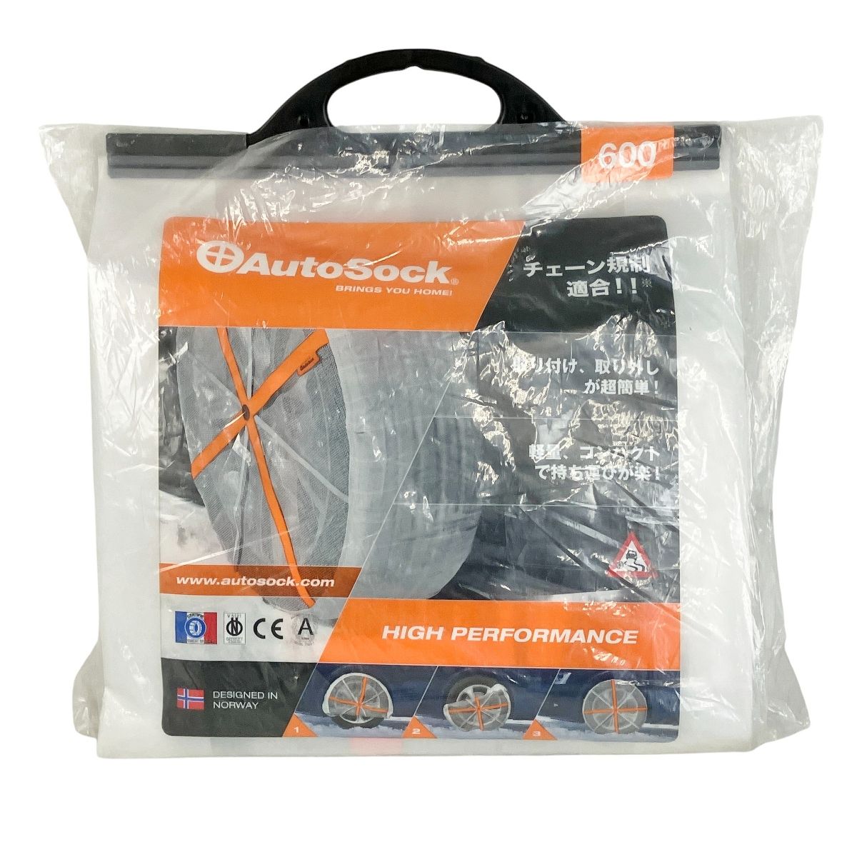 AutoSock 600 ASK 非金属 タイヤチェーン 布 カー用品