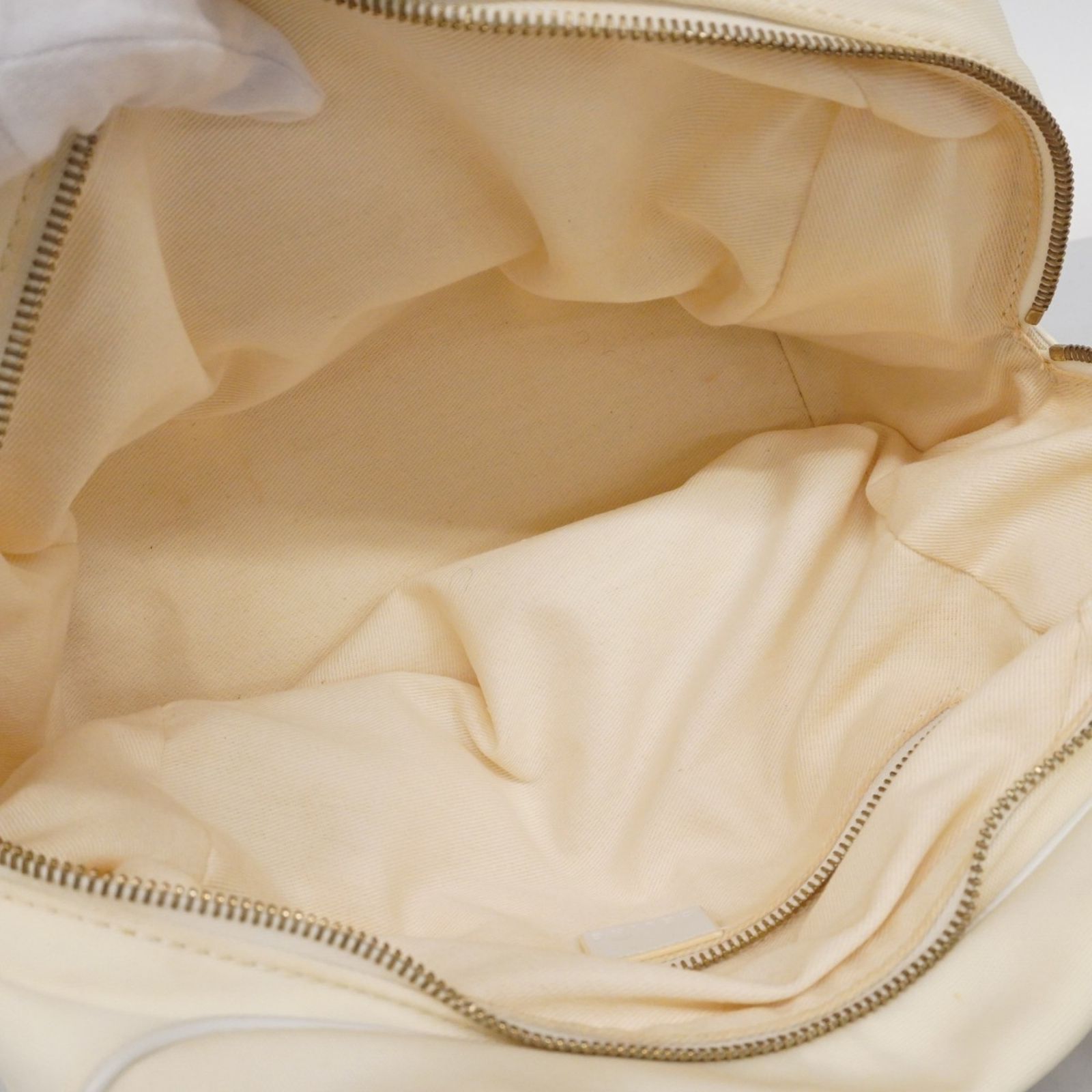 ★最終価格★SALE【5oe5231】セリーヌ ハンドバッグ アテネオリンピック限定 ナイロン レザー アイボリー ホワイト ゴールド金具【中古】レディース セリーヌ(Celine) セリーヌ ハンドバッグ アテネオリンピック限定