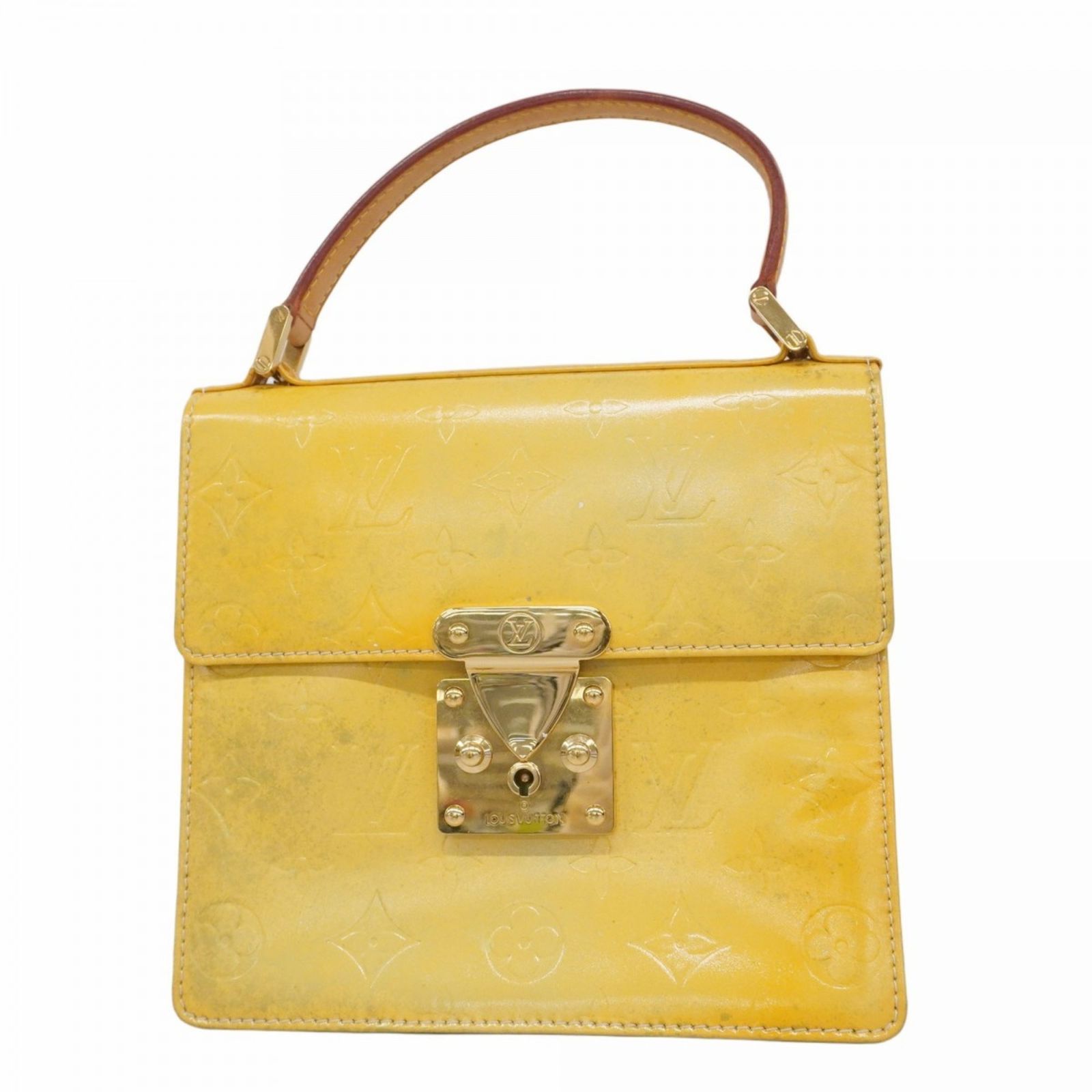 ルイ ヴィトン Louis Vuitton ハンドバッグ ヴェルニ スプリングストリート M 91029 グリレディース