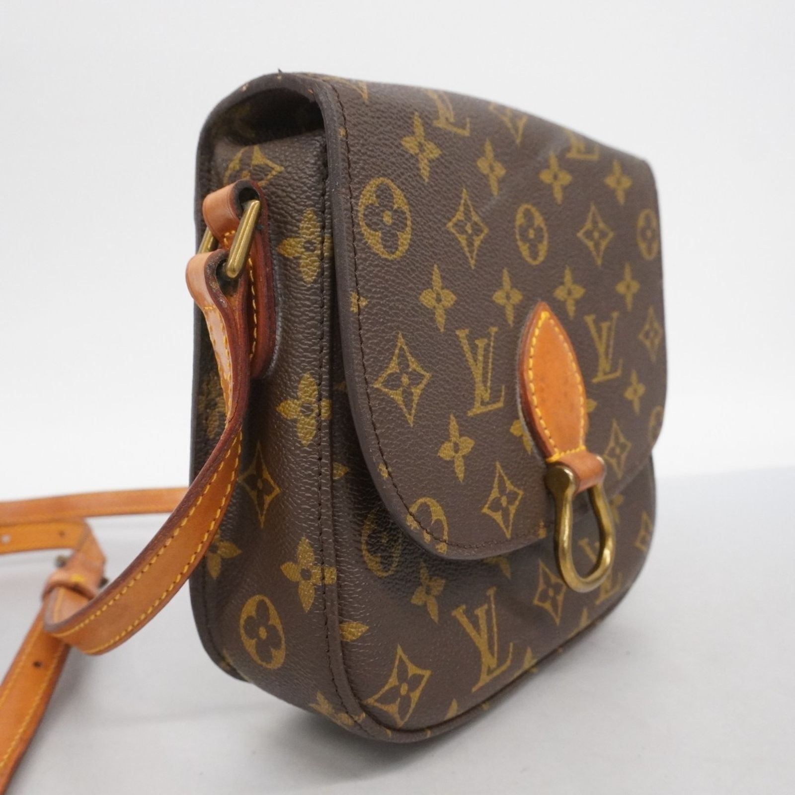 ルイ ヴィトン Louis Vuitton ショルダーバッグ モノグラム サンクルーMM M 51243 ブラウンレディース