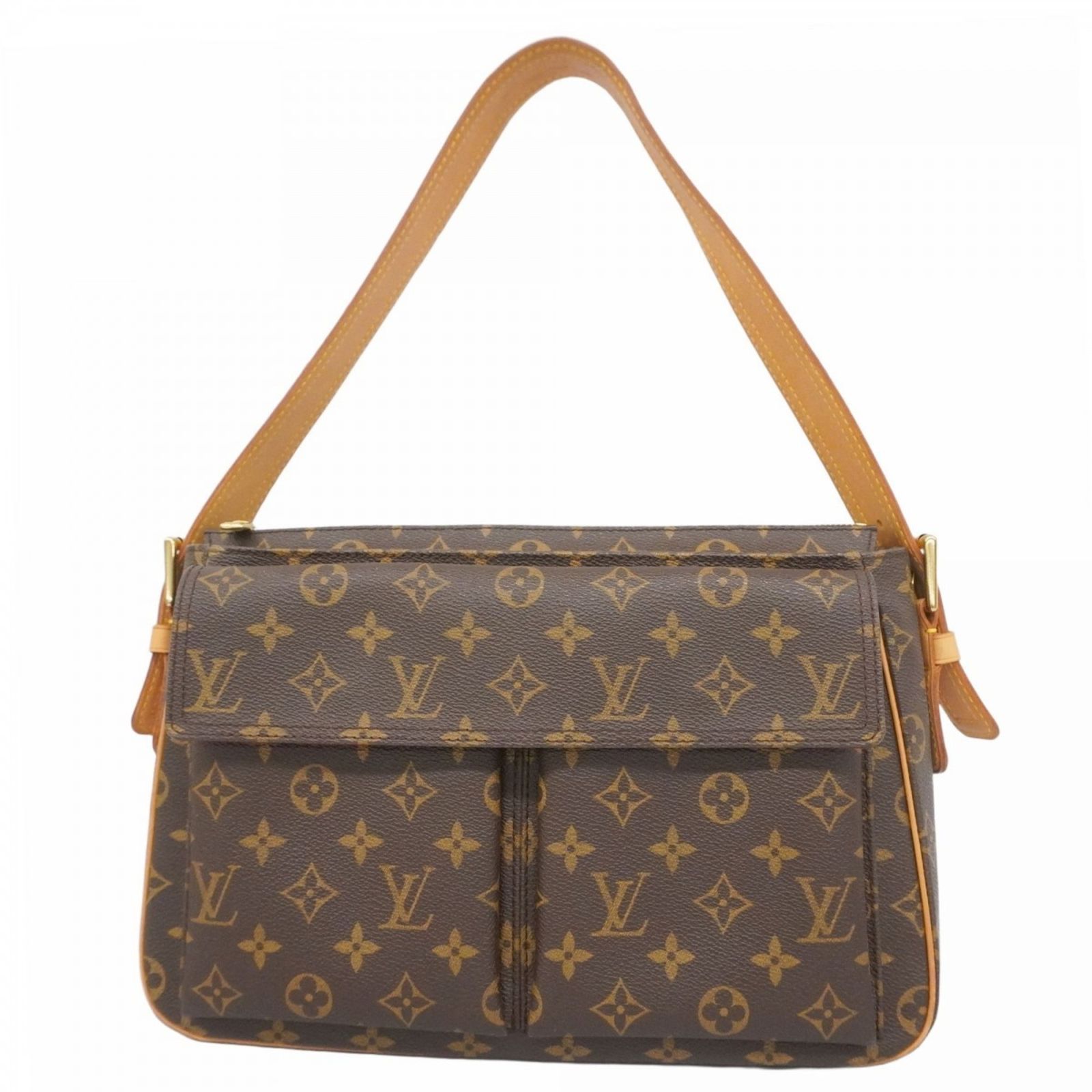 ルイ ヴィトン Louis Vuitton ショルダーバッグ モノグラム ヴィバシテGM M 51163 ブラウンレディース
