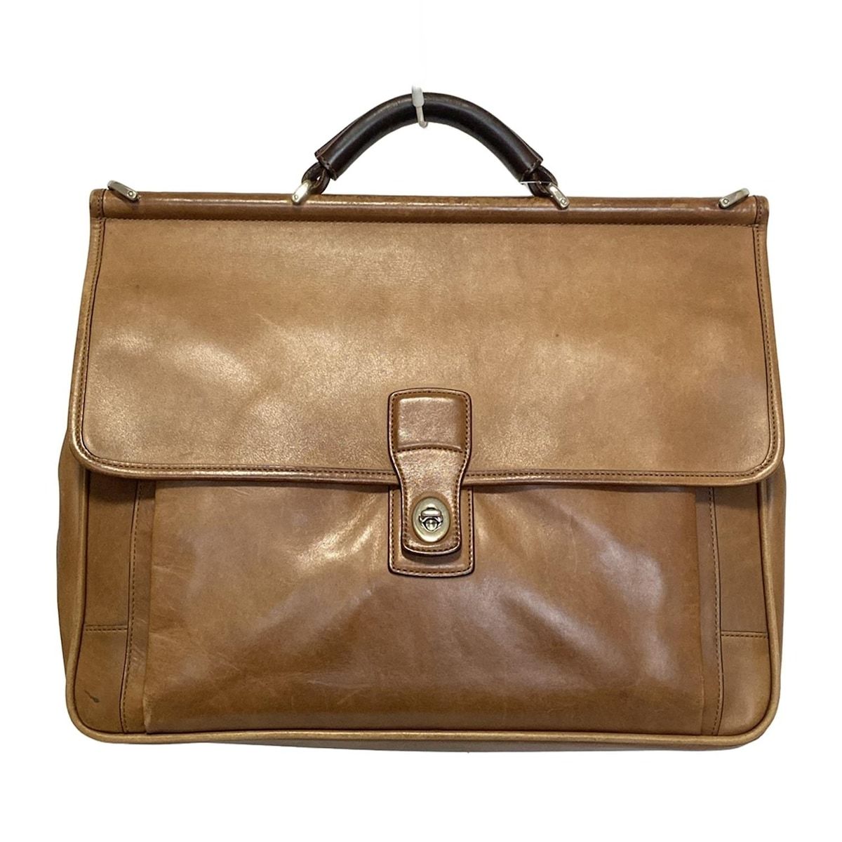 COACH(コーチ) ビジネスバッグ - F06456 ブラウン レザー - メルカリ