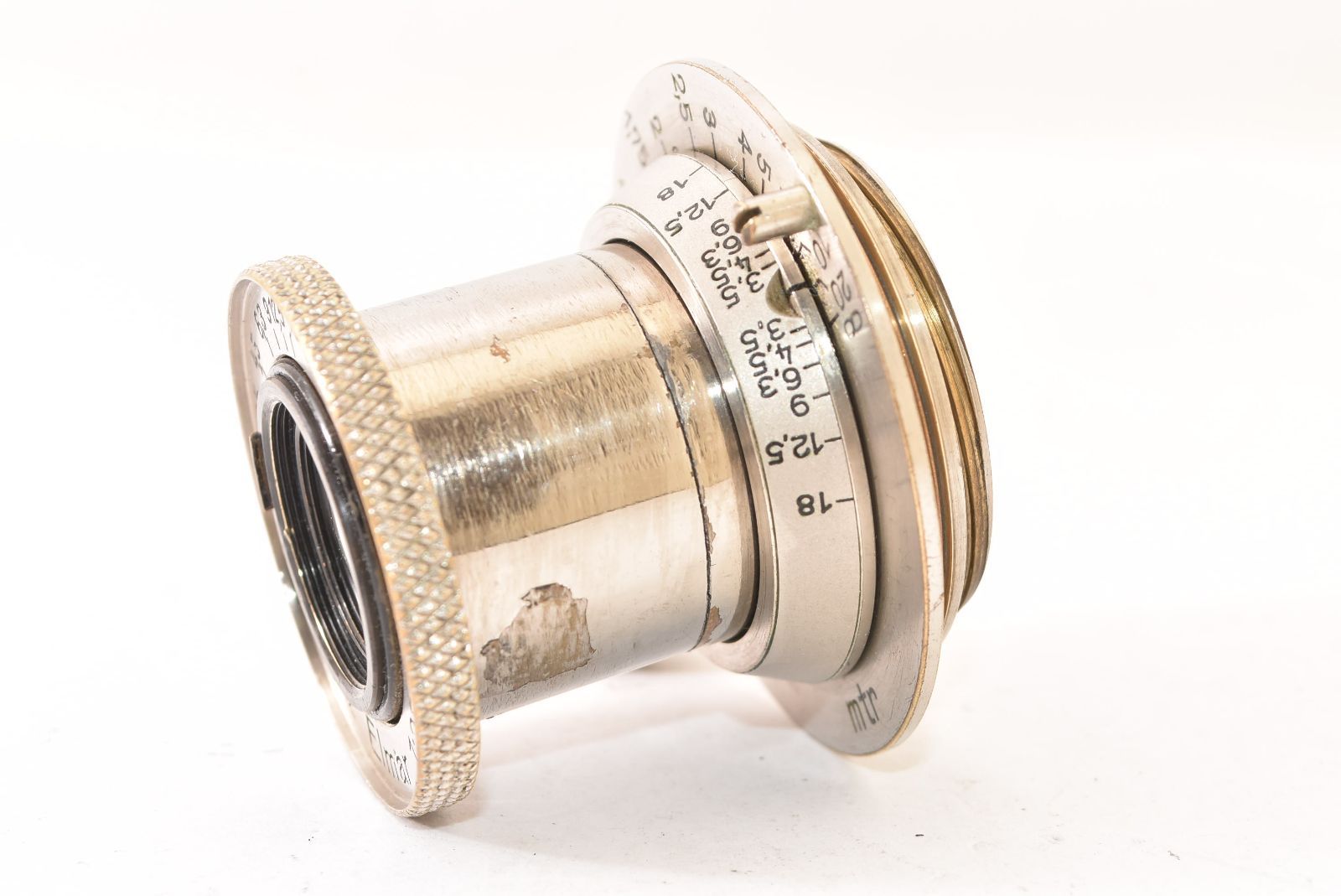 Leica 全周ニッケルエルマー Elmar 50mm f3.5 Elmar 5cm (50mm) f3.5 3rd (第3世代) | ライカカタログ | アトリエライカ