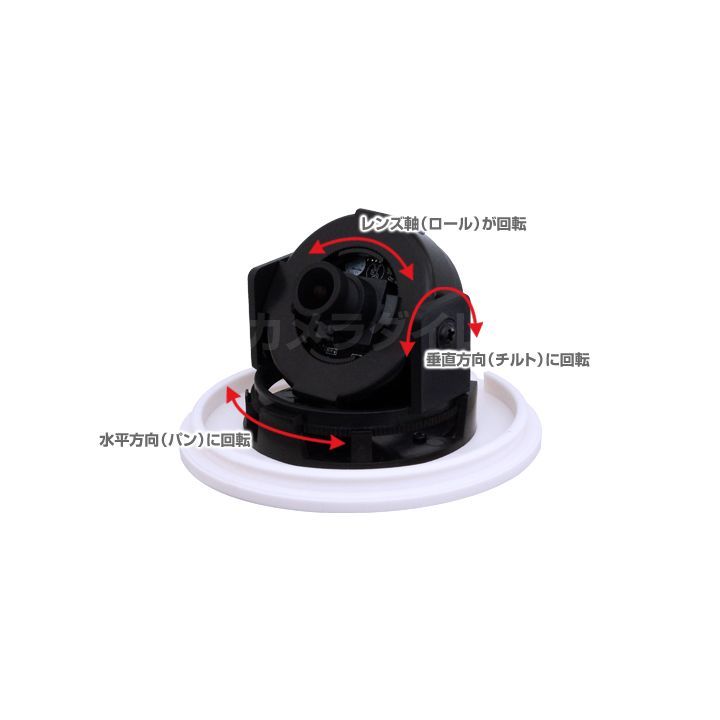 セキュテック スモークカバー 500万画素 SONY製STARVIS 屋内用ドーム防犯カメラ AHD TVI CVI CVBS CT SB 1110