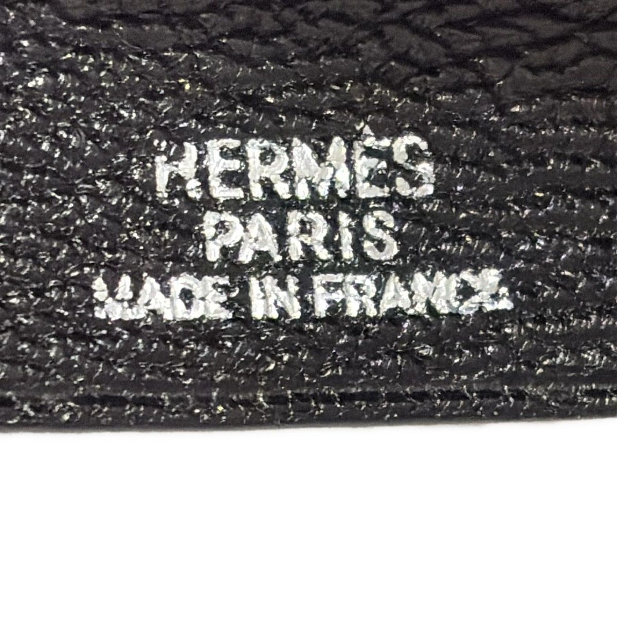 HERMES(エルメス) ストラップ - 黒 クロシェット/キーリング付き