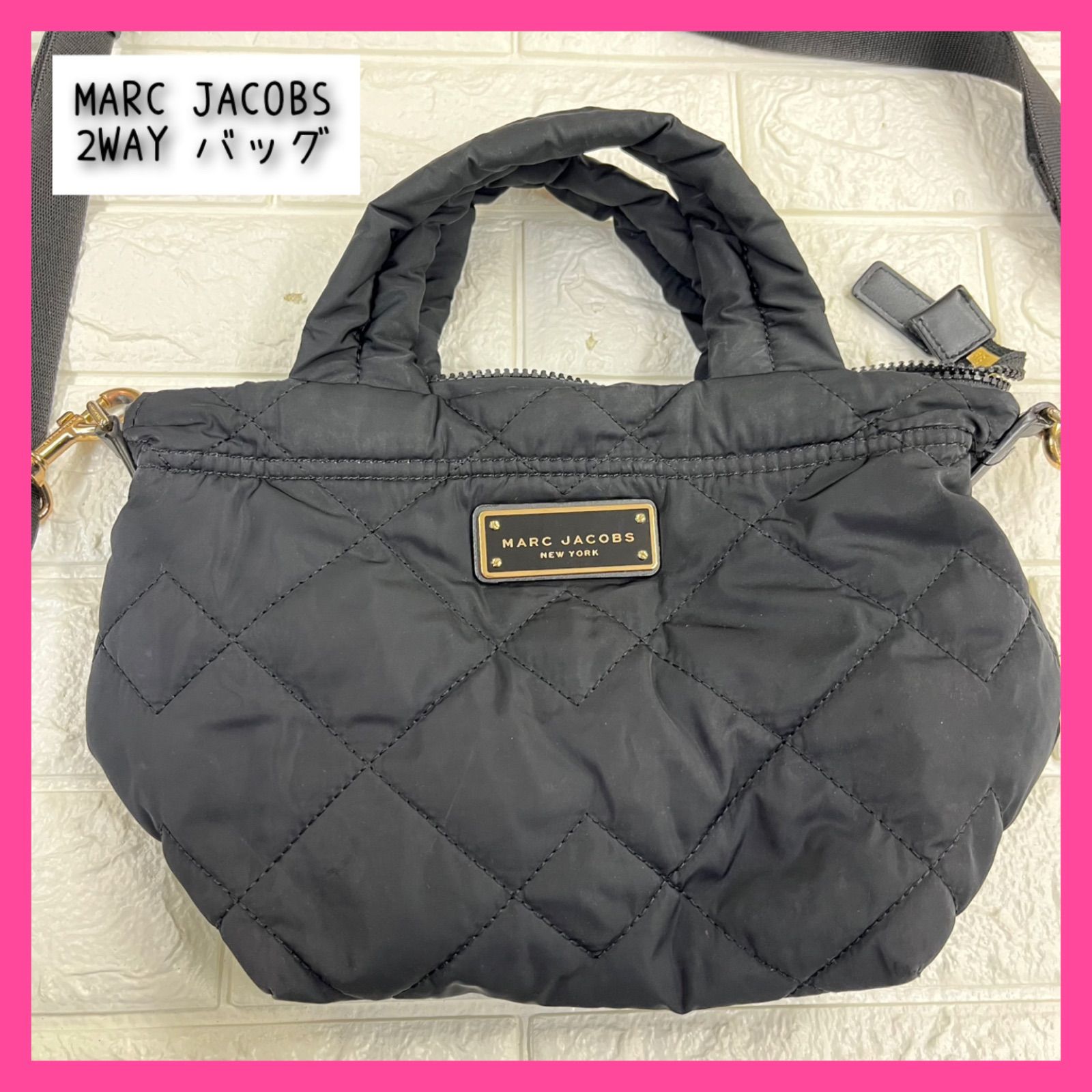 MARC JACOBS 2way バッグ マークジェイコブス キルティング 