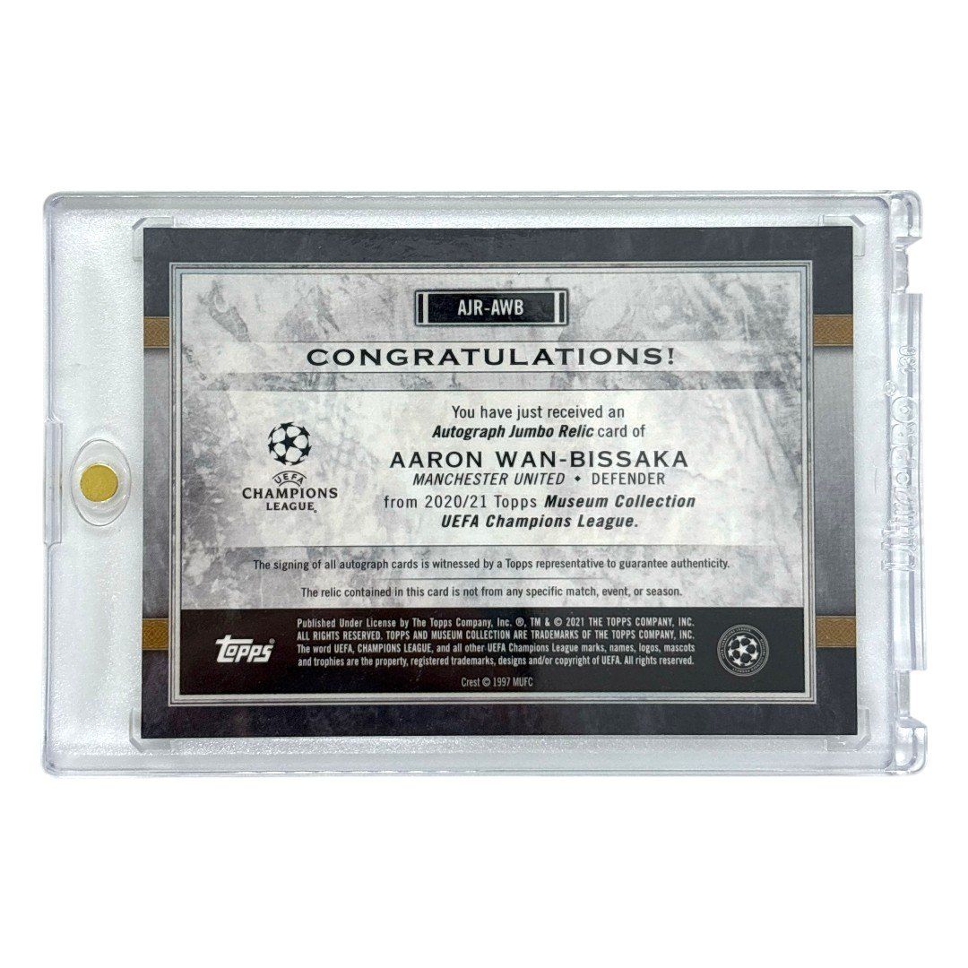 TOPPS サッカーカード MUSEUM AARON WAN-BISSAKA UNITED 75 AJR-AWB IT 1