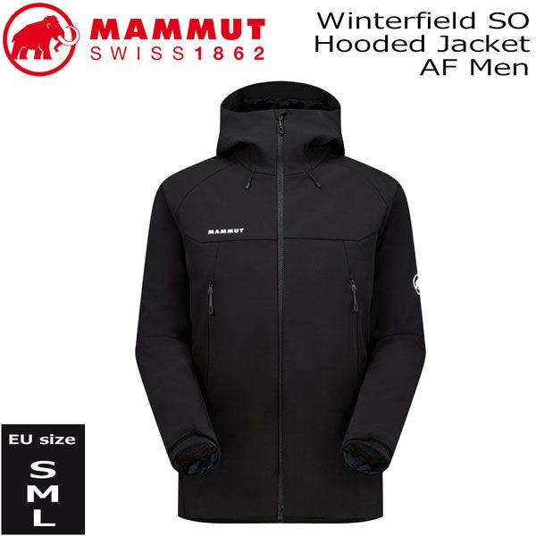 登山 ジャケット MAMMUT マムート WINTERFIELD SO HOODED JACKET AF MEN ウインターフィールドソフトシェルフーデットジャケット