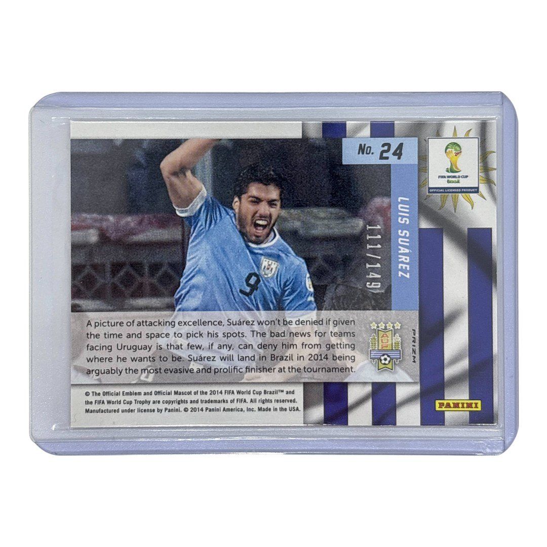 PANINI サッカーカード PRIZM NET FINDERS FIFA WORLD CUP LUIS SUAREZ URUGUAY 149 24 IT 1
