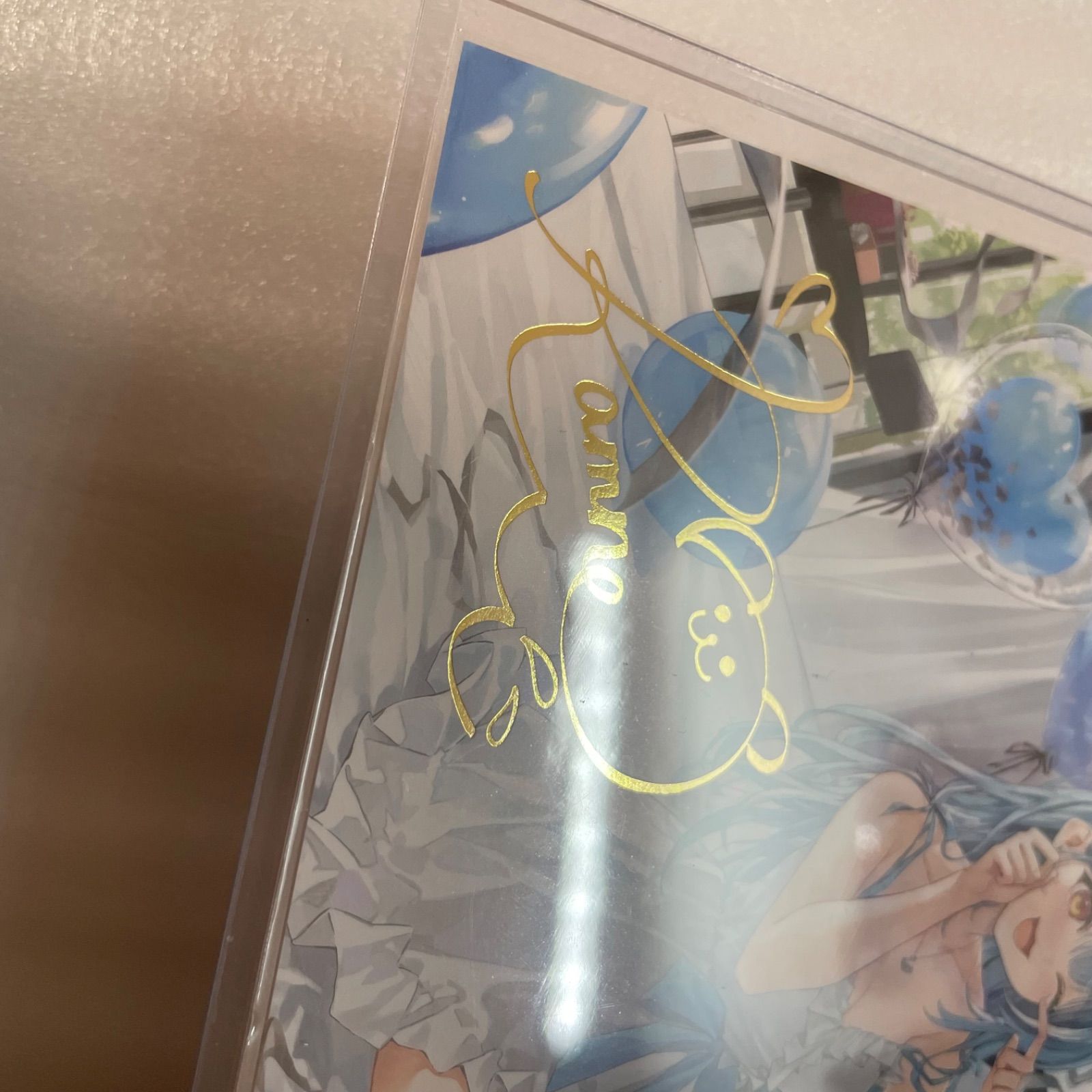 白波らむね ぶいすぽっ！ 誕生日 2025 複製箔押し サイン入り ポストカード 白波らむね ぶいすぽっ！ 誕生日 2025 複製箔押し サイン入り ポストカード