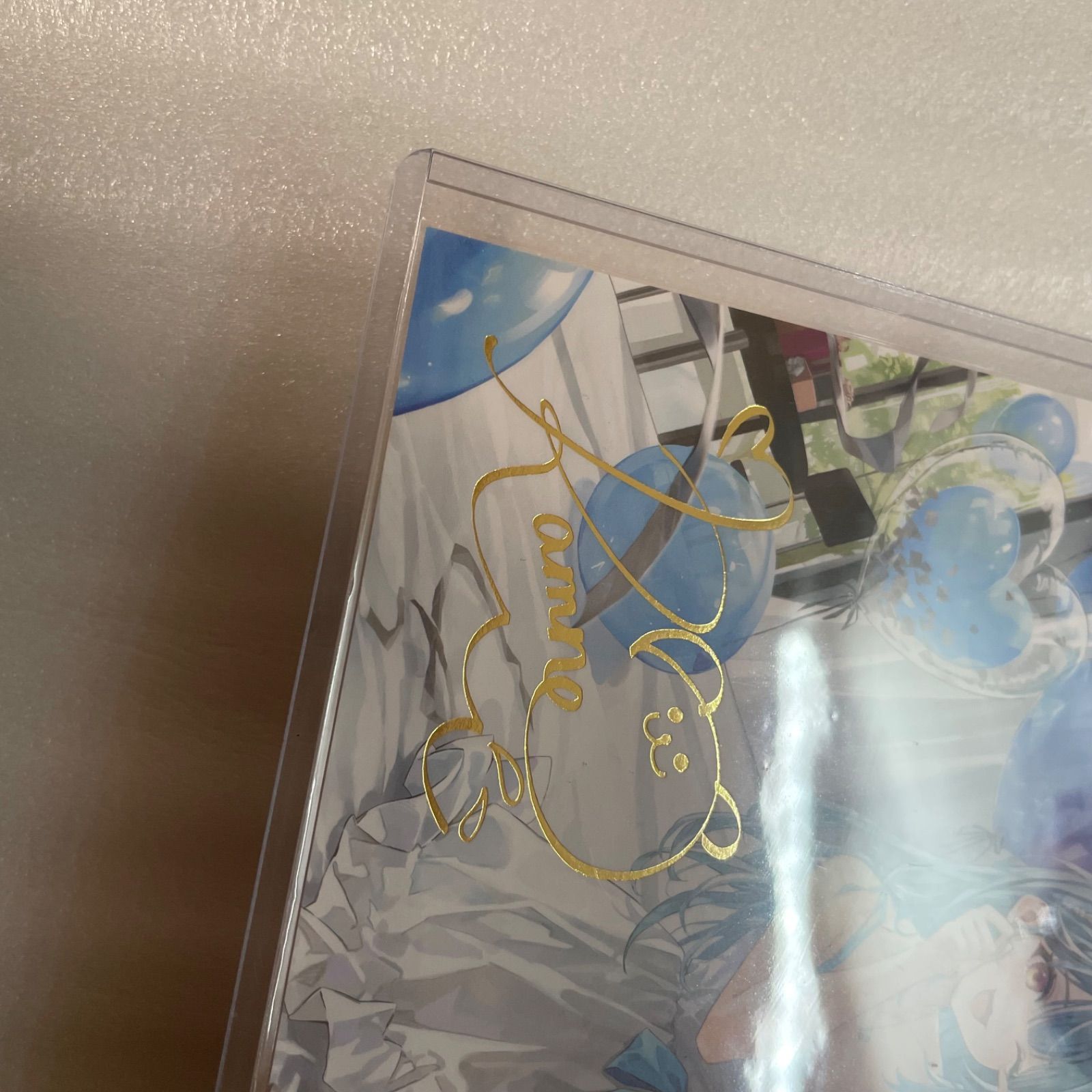 ぶいすぽ 白波らむね 誕生日 2025 複製 箔押し サイン ポストカード G5