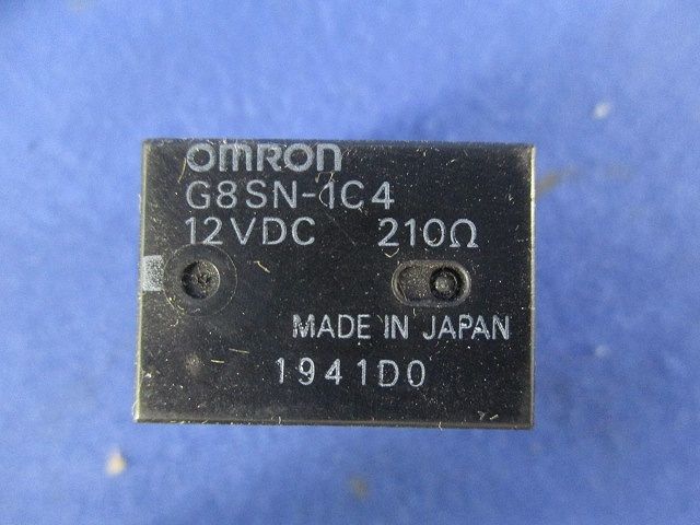 車載用プリント基板リレー 12 VDC-210Ω 入 キズ 汚れ有 G 8 SN-1 C 4