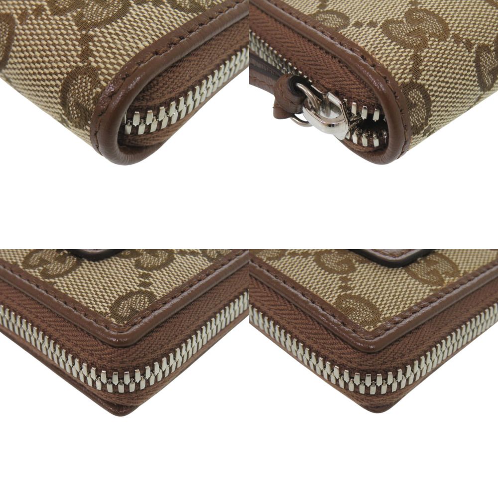  グッチ バレンシアガ ラウンドファスナー GGキャンバス ベージュ 長財布 1103 GUCCI BALENCIAGA その他 小物