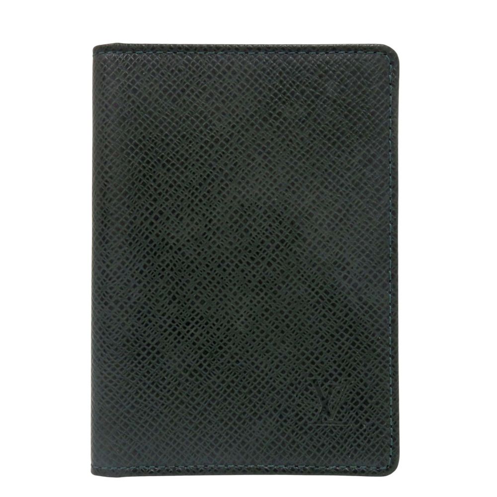 ルイ ヴィトン ポルト2 カルト ヴェルティカル M 30494 タイガ エピセア パスケース グリーン LV 1121 LOUIS VUITTON