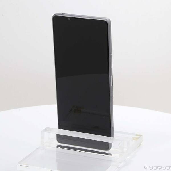 中古品〕 Xperia 1 III 256GB フロストグレー SO-51B docomoロック解除
