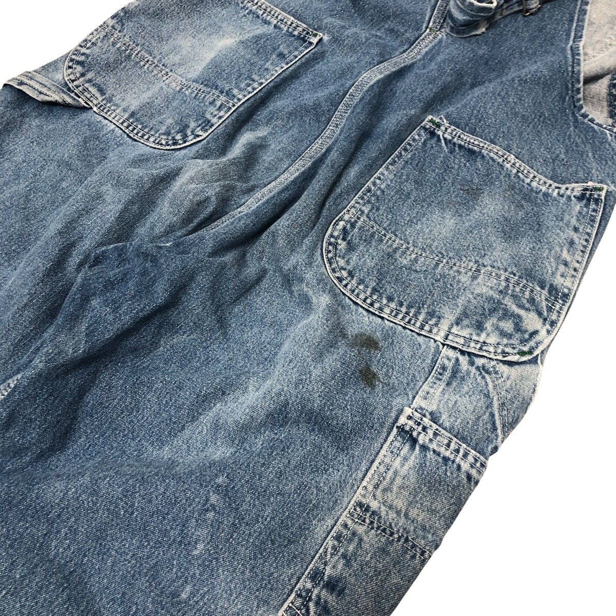 □□90s KEY オーバーオール 古着 インディゴ - メルカリ