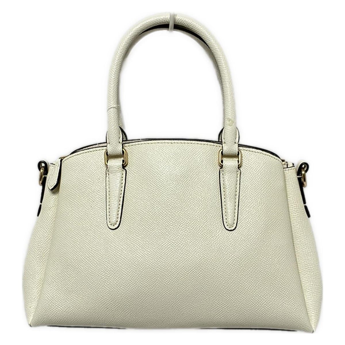 COACH(コーチ) ハンドバッグ ミニ セージ キャリーオール F28977 白