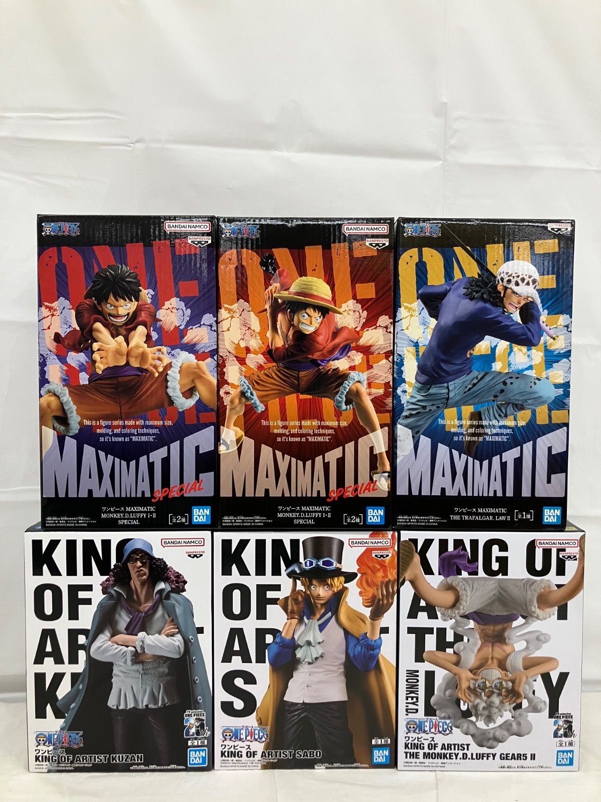 未開封 ワンピース ONE PIECE MAXIMATIC KING OF ARTIST SPECIAL 6個