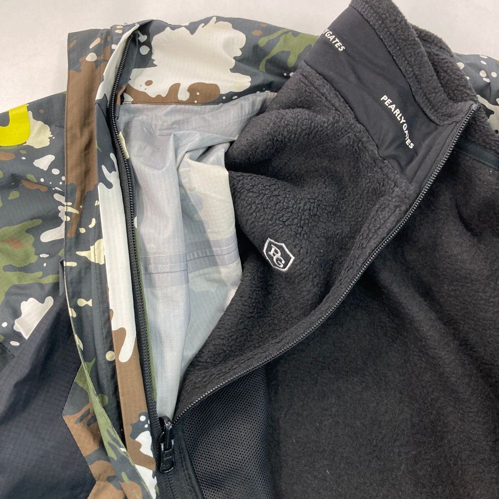 サイズ：2 PEARLY GATES パーリーゲイツ フリースベスト 2WAY ジップ