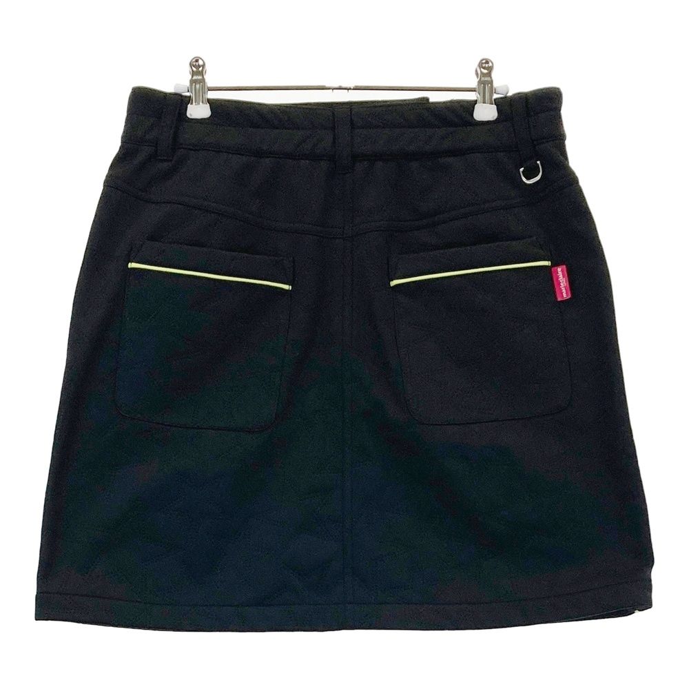 サイズ：LL marie claire sport マリクレール スポール DS732308 裏フリース スカート 星柄 ブラック系 [240101572747] ゴルフウェア レディース ストスト