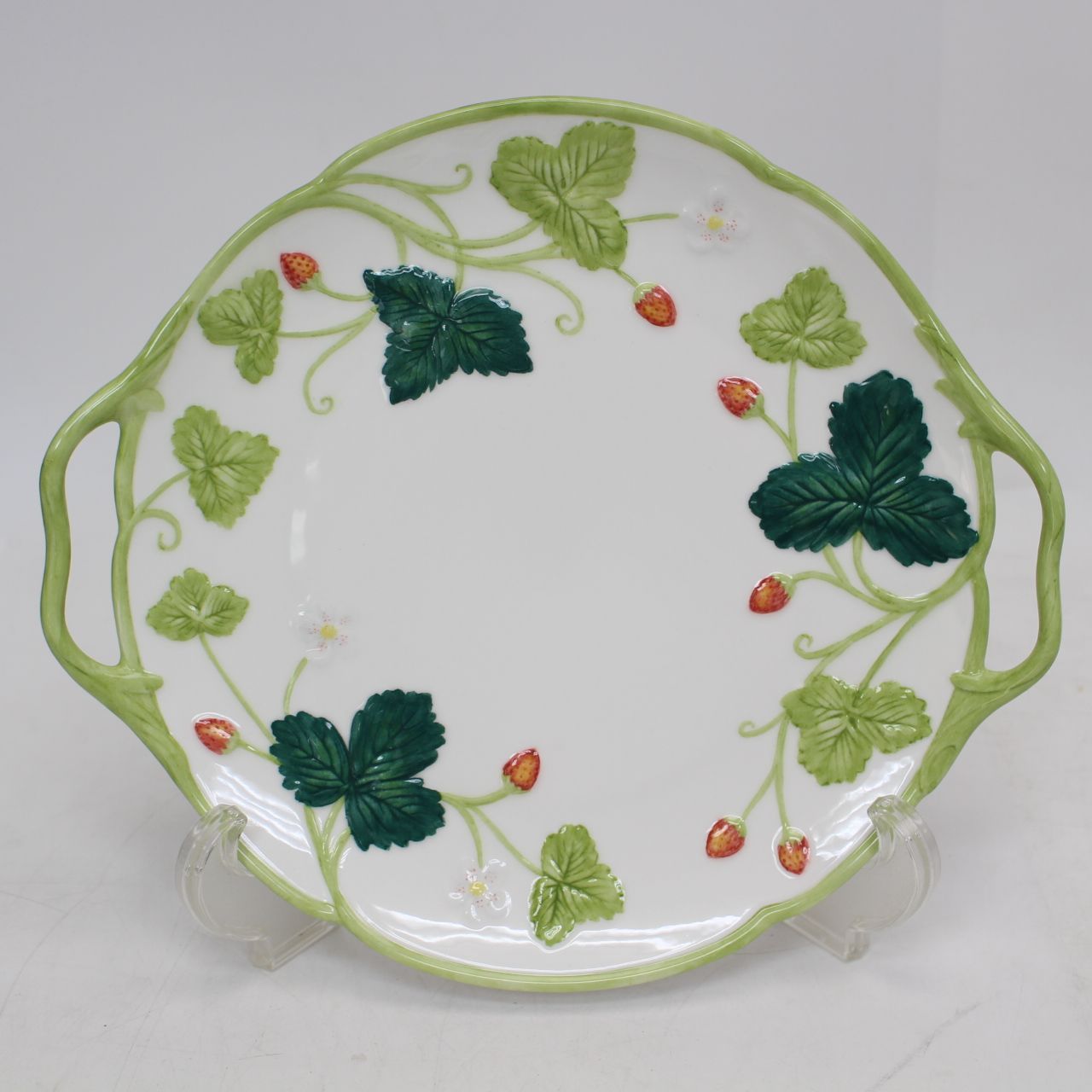 720 ミントン ヴィクトリアストロベリー B Bプレート ハンドペイント