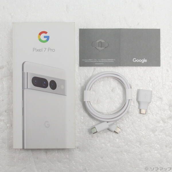 スマートフォン・携帯電話 〔品〕 Google Pixel 7 Pro 128GB スノー