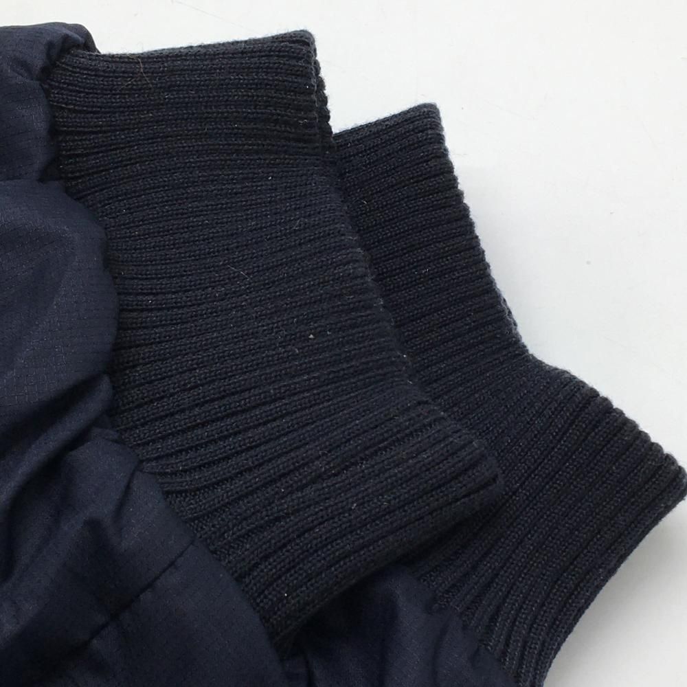 美品】パーリーゲイツ レッグウォーマー ネイビー ロゴ白 裏フリース