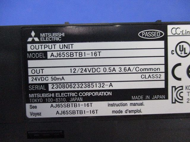 CC-Link小形タイプリモートI Oユニット -16 T