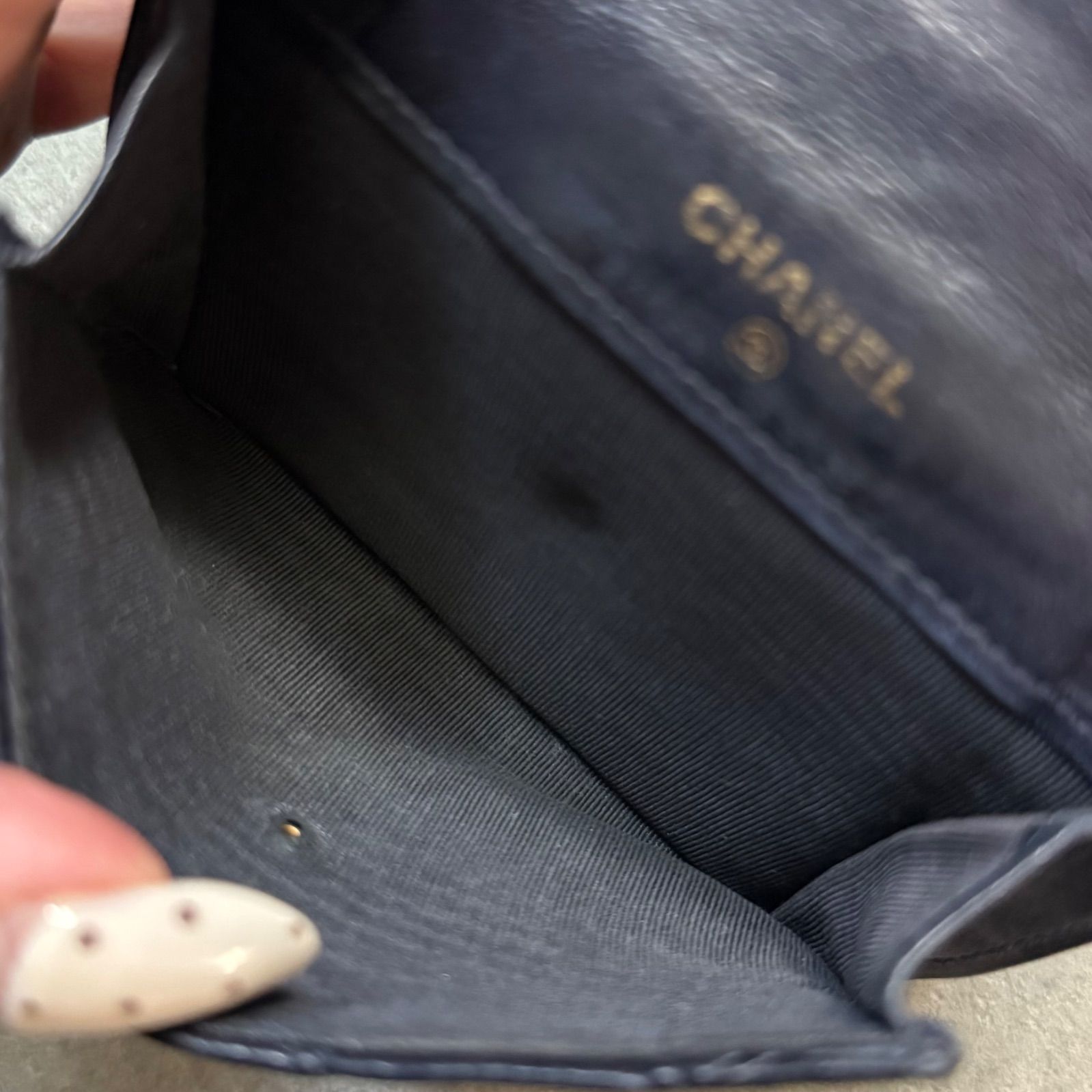 CHANEL シャネル ビコローレ Wホック 二つ折り財布 コンパクト