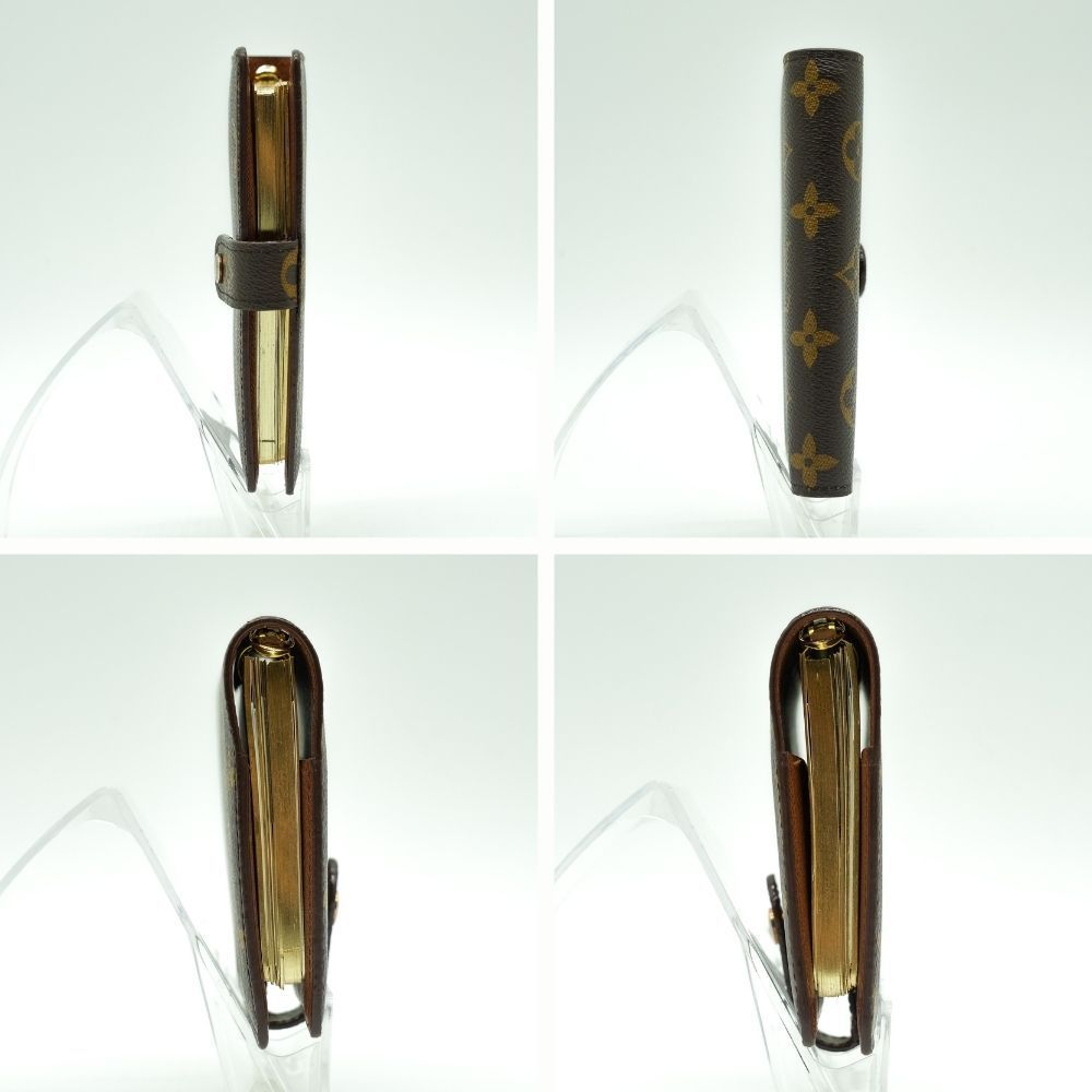 Louis Vuitton ルイヴィトン モノグラムアジェンダ PM 手帳カバーブラウンレザー 付属品