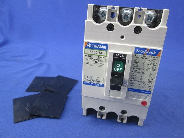 ノーヒューズ遮断器3 P 100 A E SF