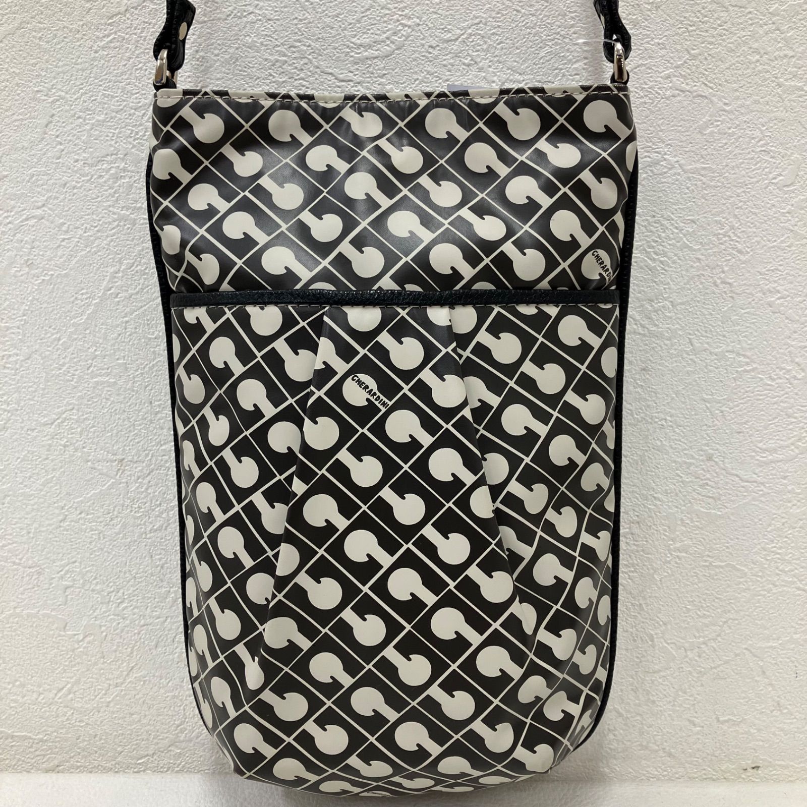 6574 GHERARDINI ゲラルディーニ フォンポーチ ショルダーバッグ スマホショルダー スマホショルダーバッグ レディース ベージュ ブラック 小さめ ミニ 軽量 きれいめ 上品