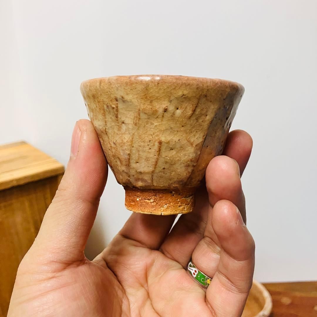 萩焼　茶器　宝瓶・湯冷し・茶碗4客　指月窯・波多野善蔵　日展作家　蚤の市 萩焼 茶器 宝瓶・湯冷し・茶碗4客 指月窯・波多野善蔵 日展作家 蚤の市