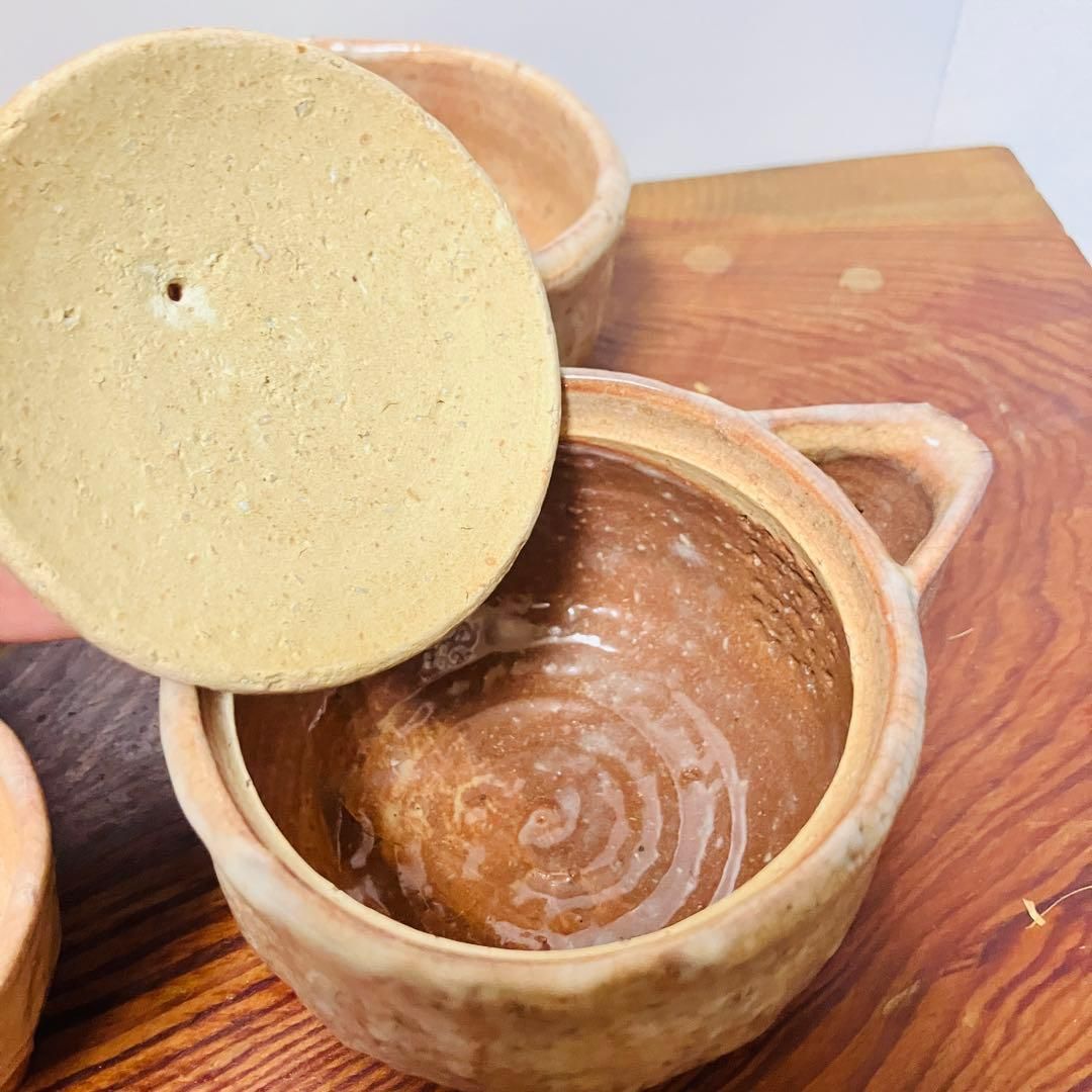 萩焼 茶器 宝瓶・湯冷し・茶碗4客 指月窯・波多野善蔵 日展作家 蚤の市