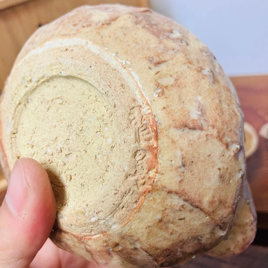 萩焼 茶器 宝瓶・湯冷し・茶碗4客 指月窯・波多野善蔵 日展作家 蚤の市