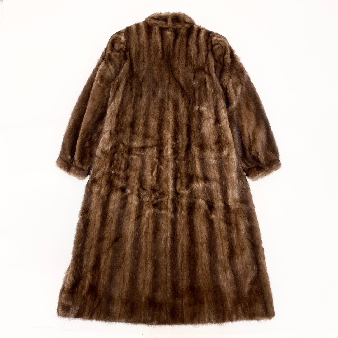 32k28 【美品】CHERMINETTE ミンクコート ロングコート サイズ11号