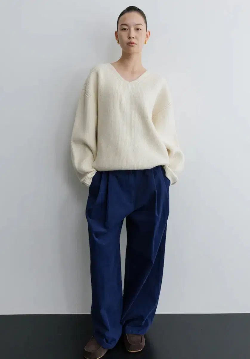 ディアーチャー オーバタック パンツ ブルー